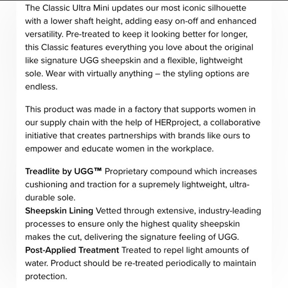 New w/box UGG Ultra Mini Women’s size 8 - Picture 13 of 13